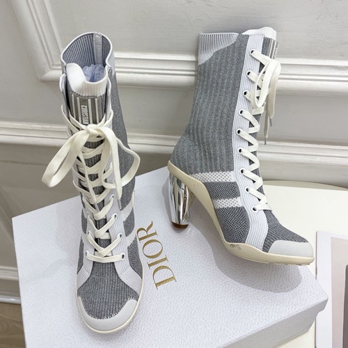 디올 D-Zenith Heeled 앵클부츠