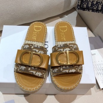 디올 JARDIN 자뎅 에스파듀 슬리퍼,뮬