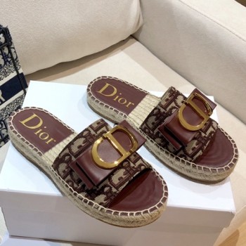 디올 JARDIN 자뎅 에스파듀 슬리퍼,뮬