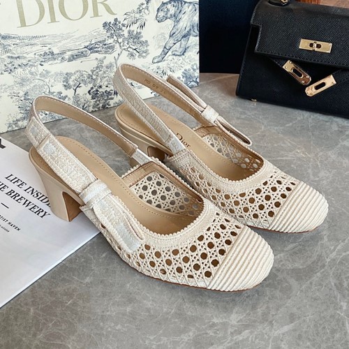 디올 메쉬 리본 슬링백