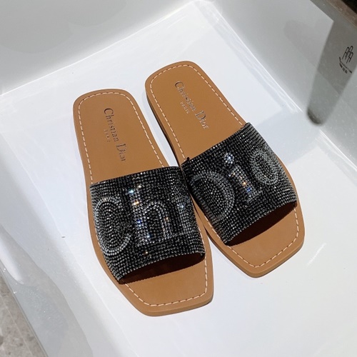 디올 슬리퍼.뮬