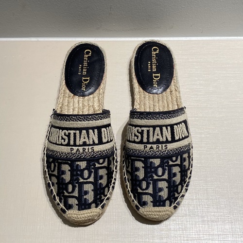 디올 오블리크 엠브로이더 에스파듀 블로퍼,뮬