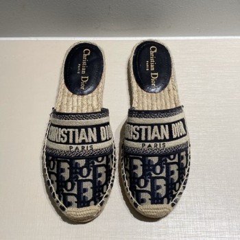 디올 오블리크 엠브로이더 에스파듀 블로퍼,뮬