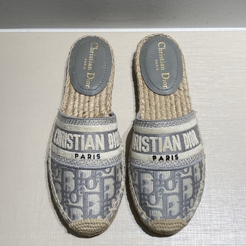 디올 오블리크 엠브로이더 에스파듀 블로퍼,뮬