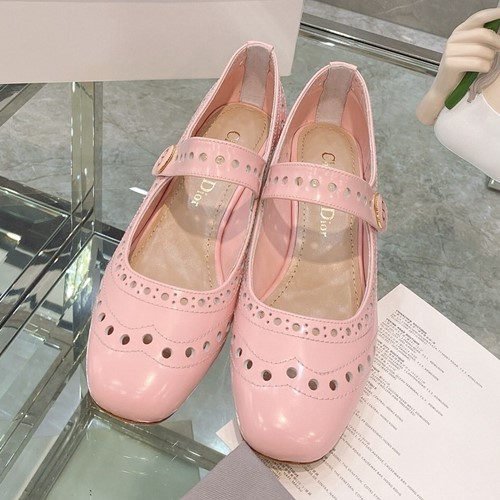 디올 테디-디 펀칭 메리제인 슈즈