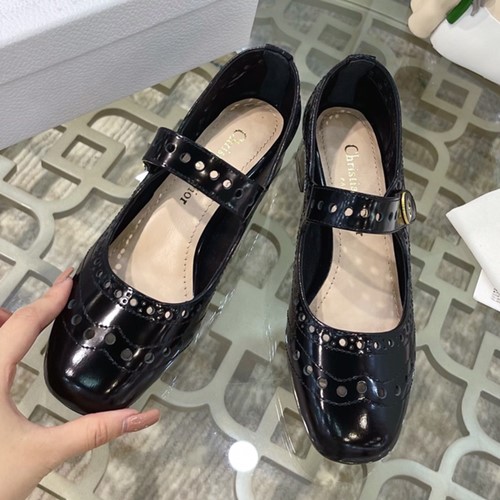 디올 테디-디 펀칭 메리제인 슈즈