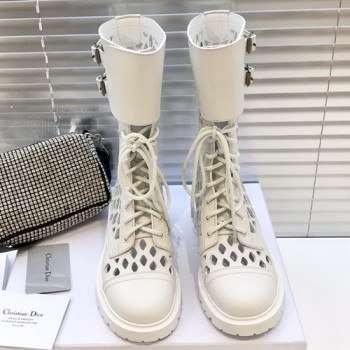 디올 피쉬넷 부츠