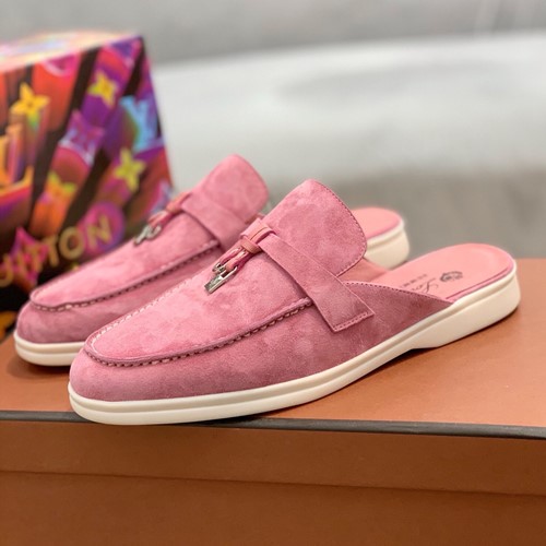 로로피아나 바부슈 참 워크 블로퍼,뮬