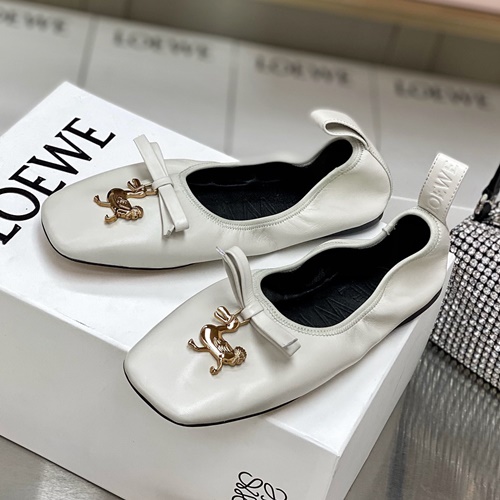 로에베 소프트 더비 발레리나 슈즈