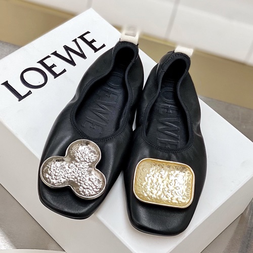 로에베 소프트 더비 발레리나 슈즈