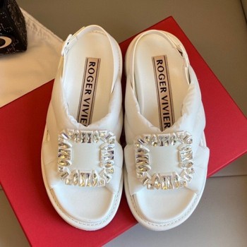 로저비비에 viv winter with strass 버클 샌들