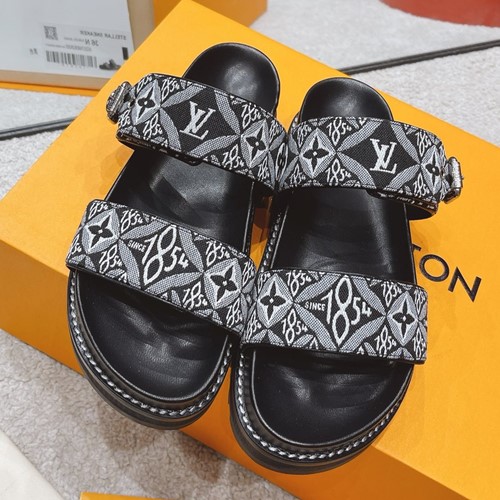 루이비통 SINCE1854 파세오 플랫 컴포트 뮬 슬리퍼