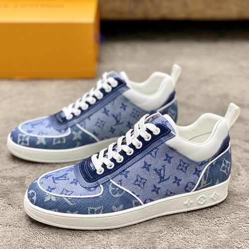 루이비통 남성용 트레이너 스니커즈