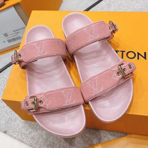 루이비통 디아 플랫 컴포트 뮬 슬리퍼