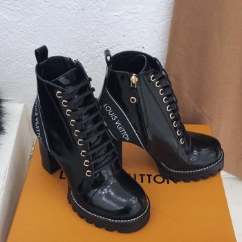 루이비통 레이스업 앵클부츠