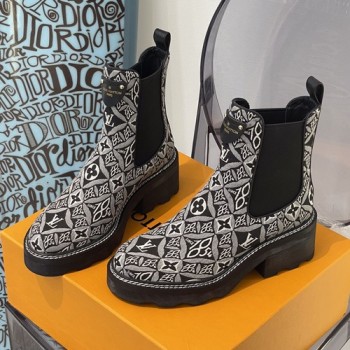 루이비통 보부르 앵클부츠