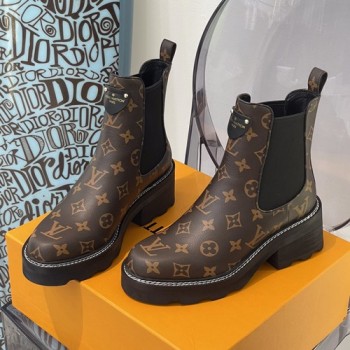 루이비통 보부르 앵클부츠