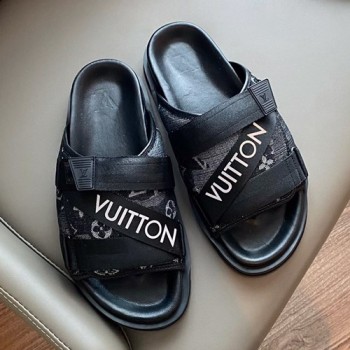 루이비통 시그니처 호놀룰루 슬라이드 남.여 뮬,슬리퍼