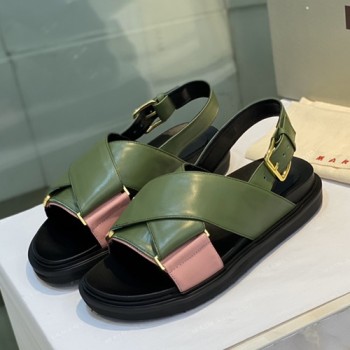 마르니 크로스 샌들