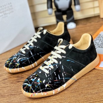 메종 마르지엘라 페인드 드롭 로우탑 스니커즈