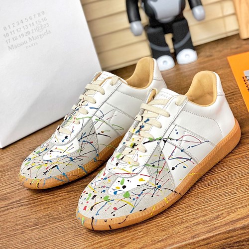 메종 마르지엘라 페인드 드롭 로우탑 스니커즈