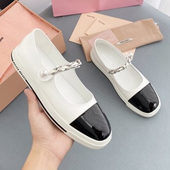 미우미우 페이던트 발레리나 슈즈