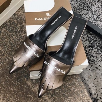 발렌시아가 스퀘어 나이프 BB 뮬,샌들