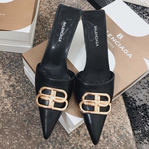 발렌시아가 스퀘어 나이프 BB 뮬,샌들