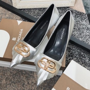 발렌시아가 스퀘어 나이프 BB 펌프스힐