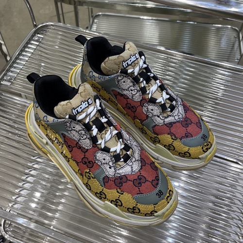 발렌시아가×구찌 콜라보 더 해커 남.여 트리플S 스니커즈