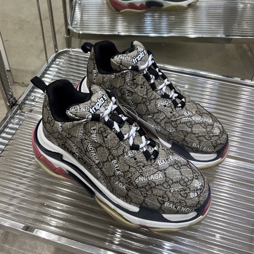 발렌시아가×구찌 콜라보 더 해커 남.여 트리플S 스니커즈