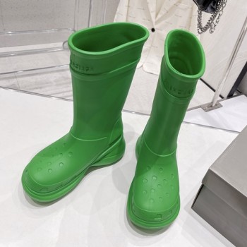 발렌시아가×크록스 클로그 러버 부츠