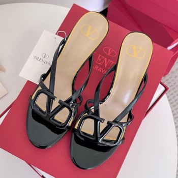 발렌티노 V로고 뮬