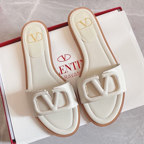 발렌티노 V로고 뮬