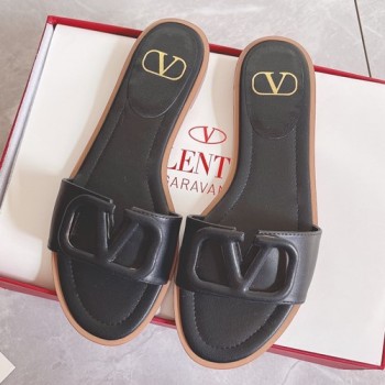 발렌티노 V로고 뮬