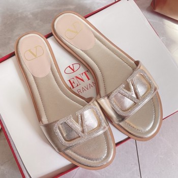 발렌티노 V로고 뮬