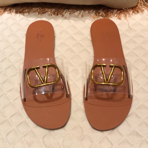 발렌티노 V로고 뮬