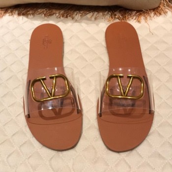 발렌티노 V로고 뮬