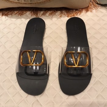 발렌티노 V로고 뮬