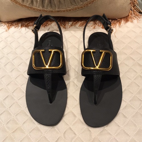 발렌티노 V로고 조리 샌들