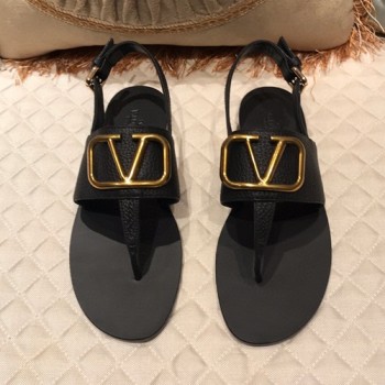 발렌티노 V로고 조리 샌들