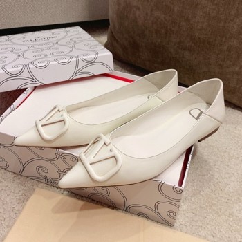 발렌티노 V로고 플랫슈즈