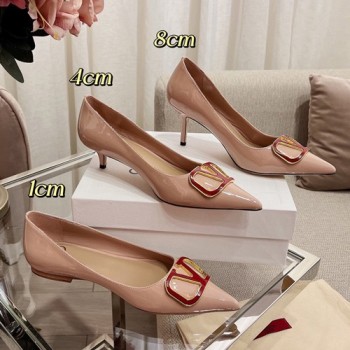 발렌티노 V로고 플랫슈즈,펌프스