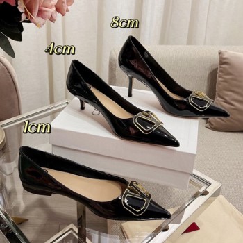 발렌티노 V로고 플랫슈즈,펌프스