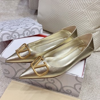 발렌티노 V로고 플랫슈즈