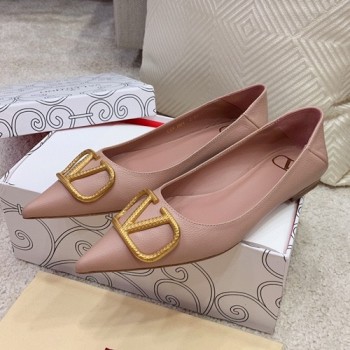 발렌티노 V로고 플랫슈즈