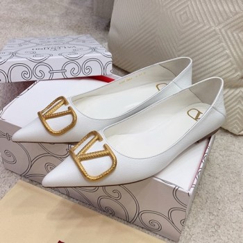 발렌티노 V로고 플랫슈즈