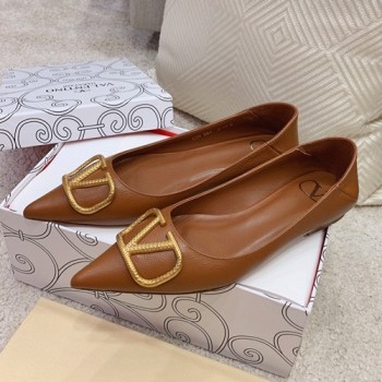 발렌티노 V로고 플랫슈즈