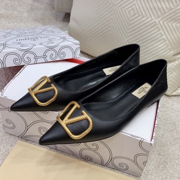 발렌티노 V로고 플랫슈즈