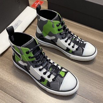 발렌티노 남성용 하이탑 스니커즈